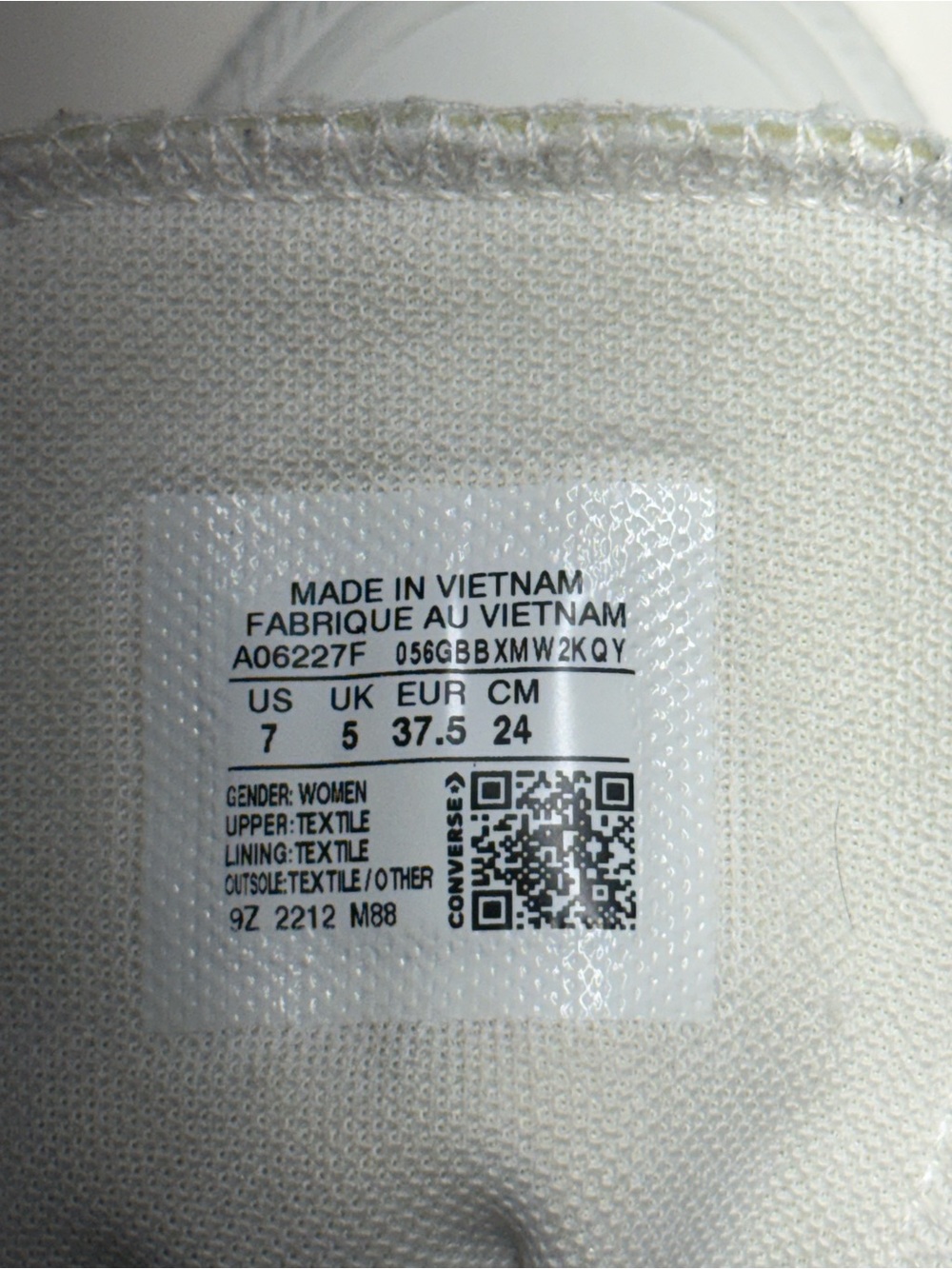 Converse High Top Sneakers - Pale Blue & White - Picture 8 of 10